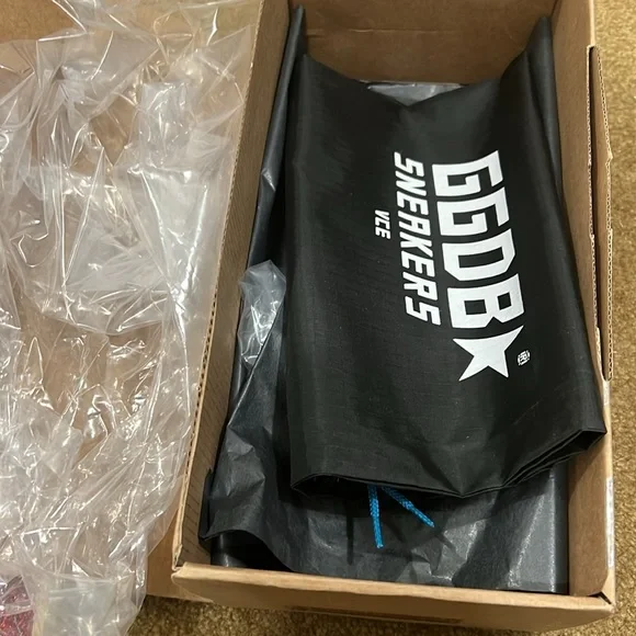 Golden Goose v-star 2 col T5 red fix glitter-bluette - Picture 8 of 8